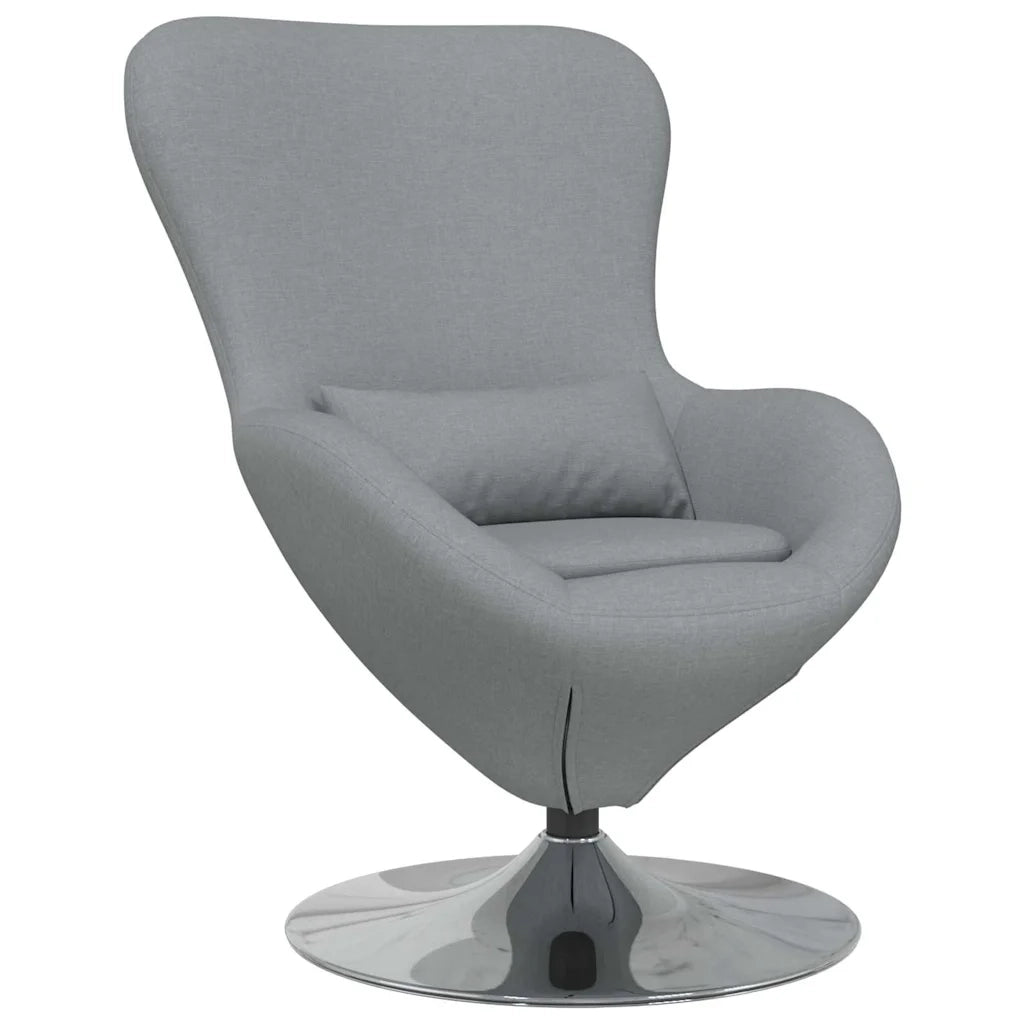 Divano Sedia-Poltrona uovo Grigio chiaro 63 x 73 x 90 cm Tessuto 649961