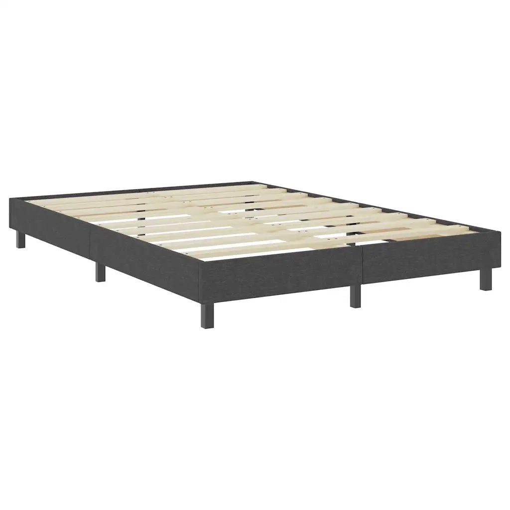 Letto a Molle Grigio in Tessuto 140x200 cm cod mxl 64516