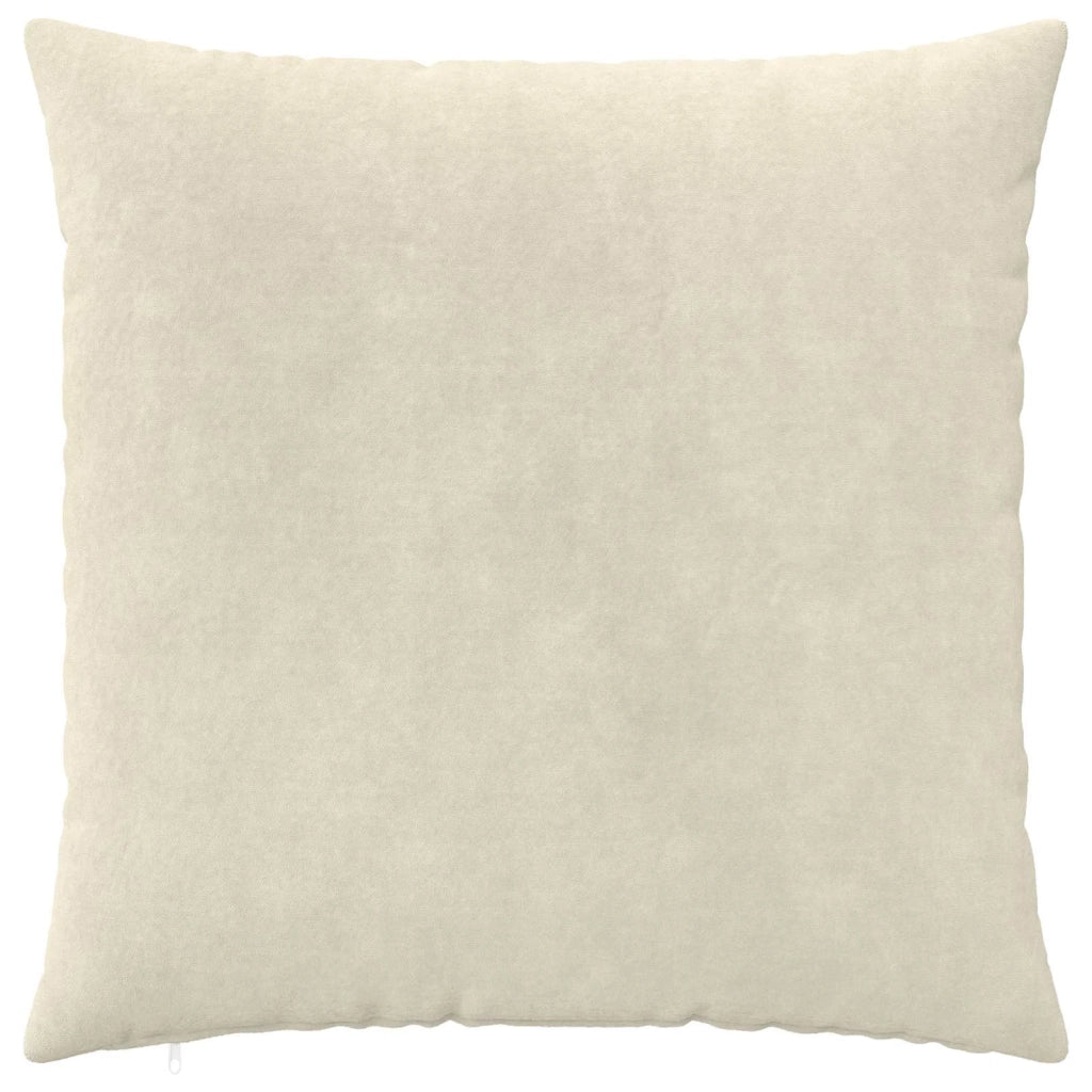 Federa 2 pcs HEERLEN Crema 65 x 65 cm Fleece in microfibra 912991