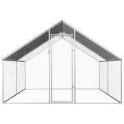 Gabbia per Polli da Esterno 2,75x4x1,92m in Acciaio Zincato 170789
