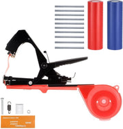 Ferramenta per la legatura delle piante, Macchina per legare le piante, Macchina per legare il giardino, Apparecchio per legare le piante, Strumento per legare le piante, 10.000 spiedi + 20 bobine, Rosso