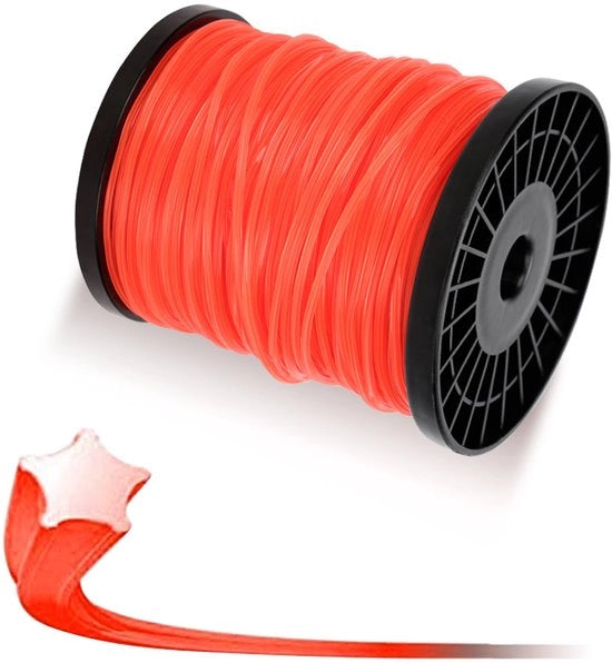 Fil di nylon sterprofiel 2,4 mm 100 m per zone densamente vegetate