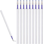 10x Stuzzicadenti di Ricambio per Matite Erasabili - Punto Blu 0.5mm, Inchiostro Sensibile al Calore, Adatto per Matite Erasabili