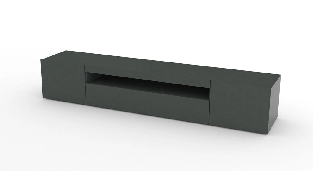 Mobile TV 3 Ante 200x40x36,5 cm Daiquiri Antracite Lucido