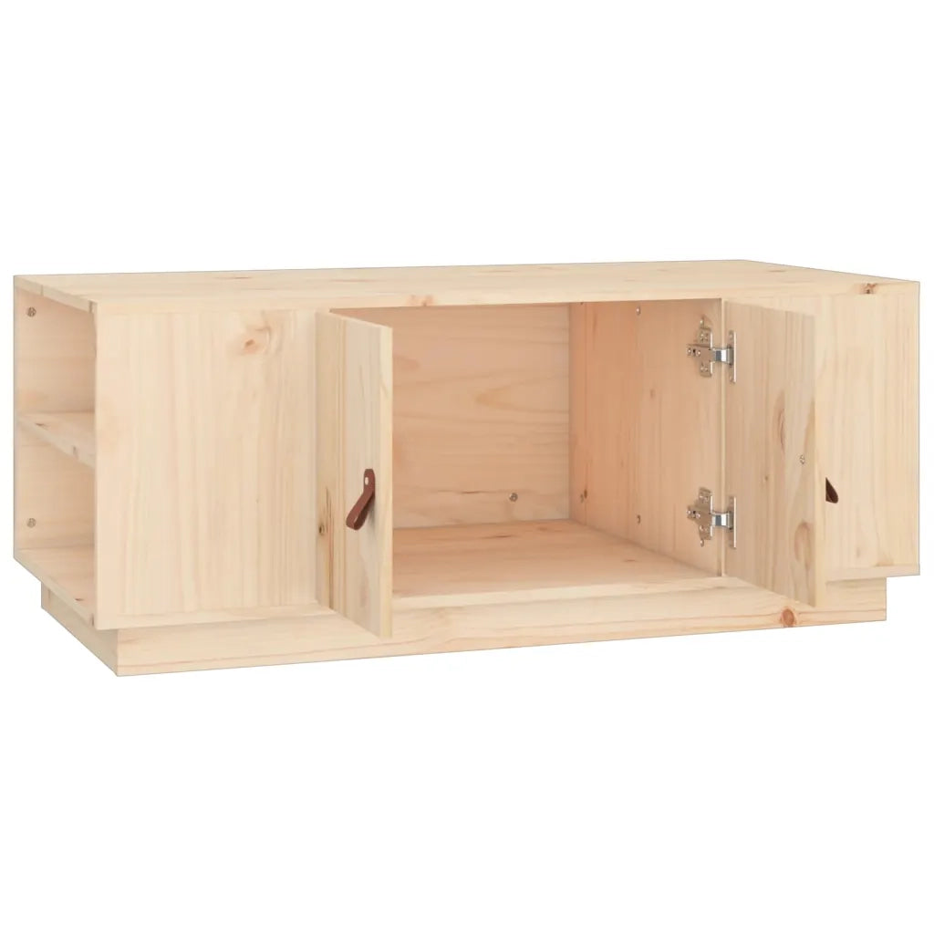 Tavolino da salotto | Tavolino da caff¨¨ | Tavolino da Soggiorno 100x50x41 cm in Legno Massello di Pino