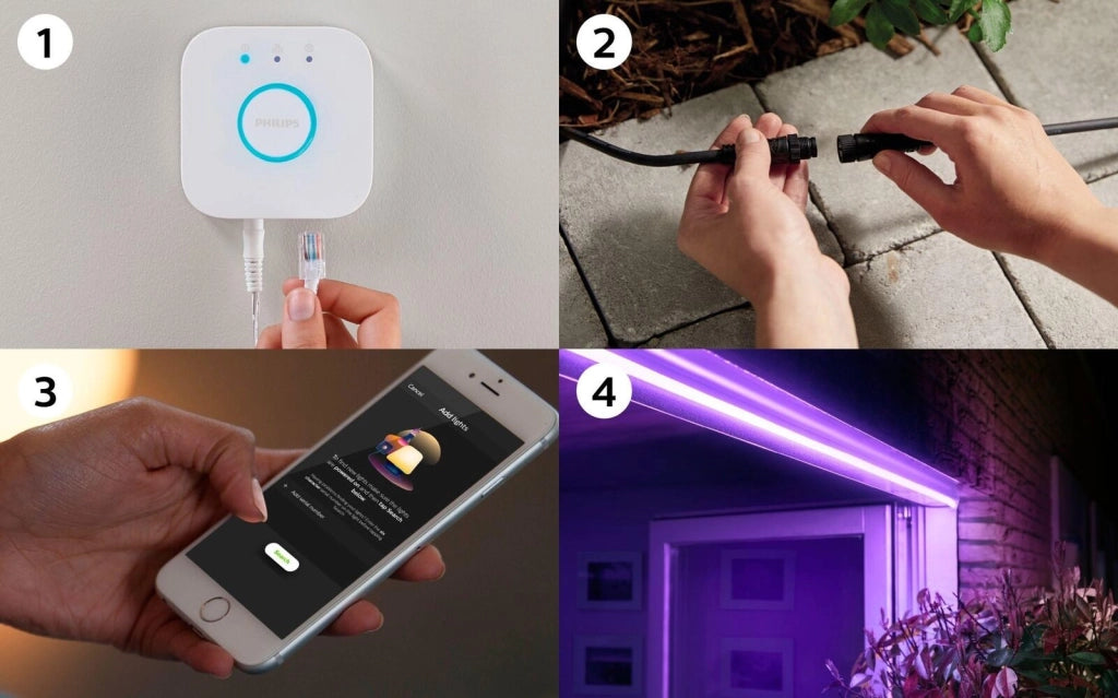 Philips Hue White and Color ambiance Lightstrip da Esterno 2m