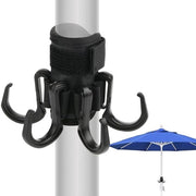 Sostegno per Ombrelli Antiscivolo - 6 Ganci Riscaldabili - Ganci Appesi - Ganci di Rifornimento Garage - Per Ombrelli da Spiaggia - Per Abbigliamento e Accessori - Gancio di Rifornimento