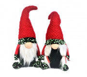 Gnomo Decorazione Natalizia Natale in Stoffa Medio 58 cm 2 Modelli