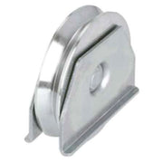 RUOTA CON SUPPORTO LATERALE PER CANCELLI GOLA Y A 2 CUSCINETTI 120 mm