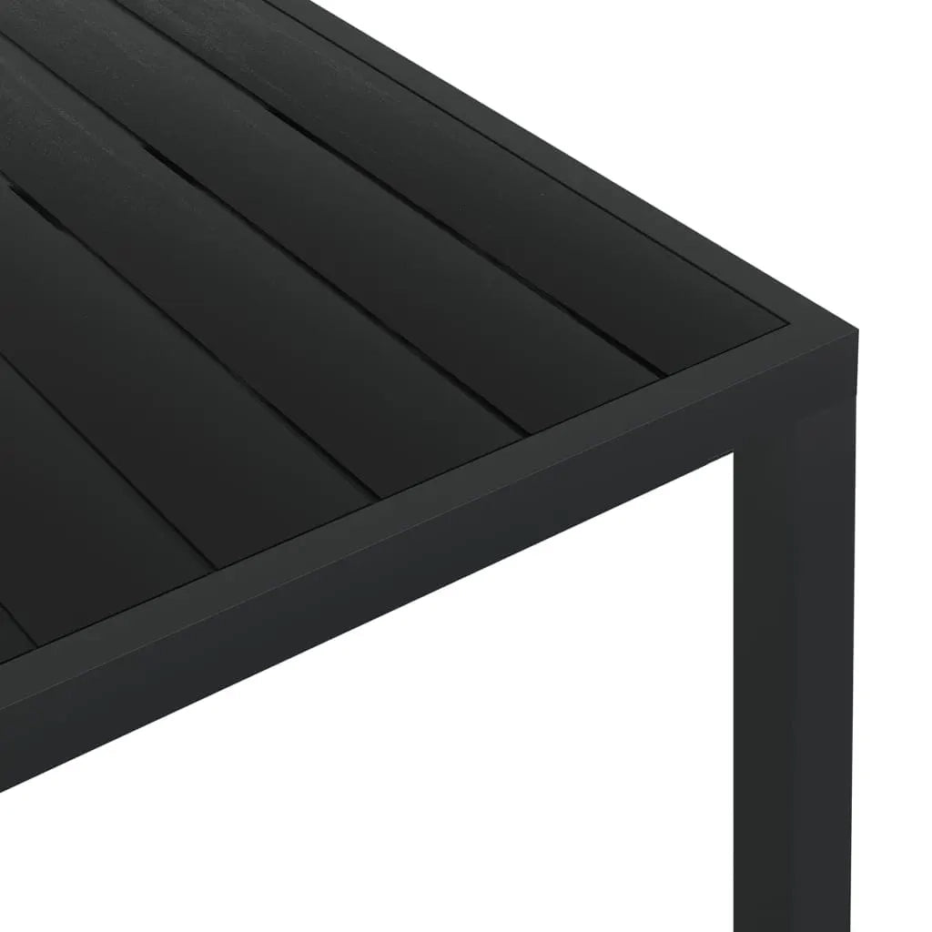 Set da Pranzo per Giardino 7 pz con Cuscini Polyrattan Grigio 3095025