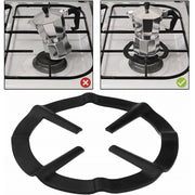 Trade Shop - Riduzione In Acciaio 2pz Riduttori 14cm Fornello Piano Cottura Griglia Poggiapentole -