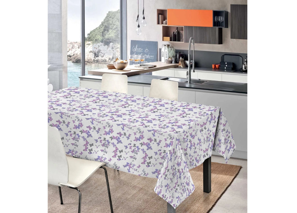 Tovaglia In Cotone Disegno Farfalle Modello S.V. - 140x180 - Farfalle