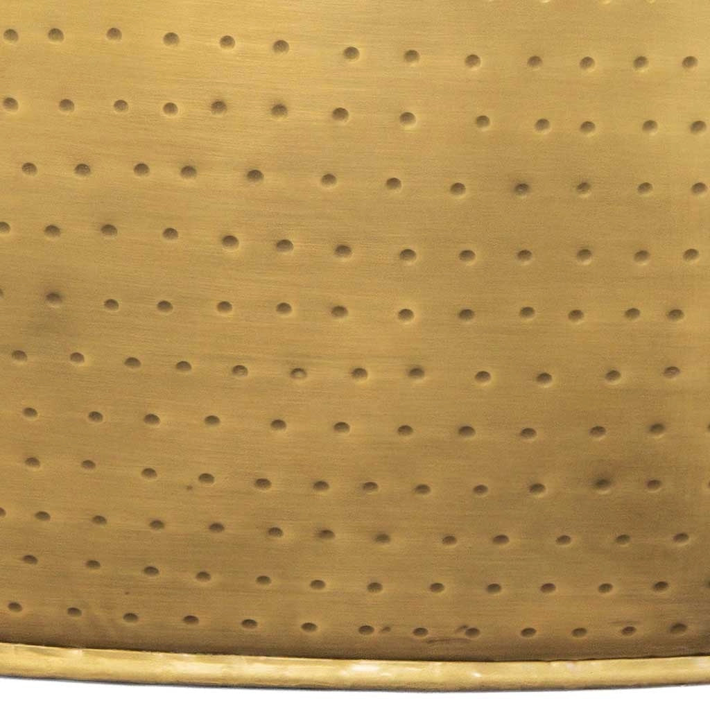 Tavolino in metallo dorato 80x80x45h cm