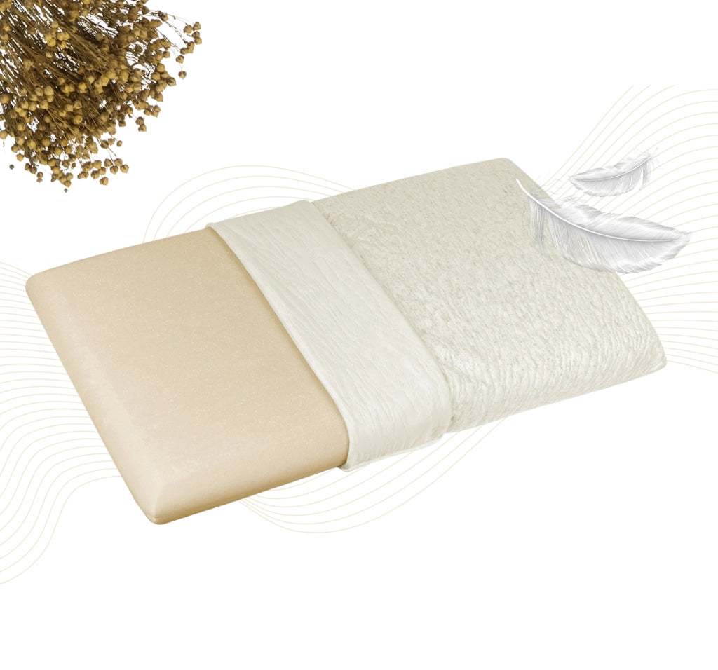 Cuscino In Memory Foam In Fresco Lino Guanciale Saponetta Ortopedico Per Dormire Ergonomico Traspirante Anti Russamento Sfoderabile Supporto Con Federa Lavabile Prodotto Italiano Saponetta No Sudore 