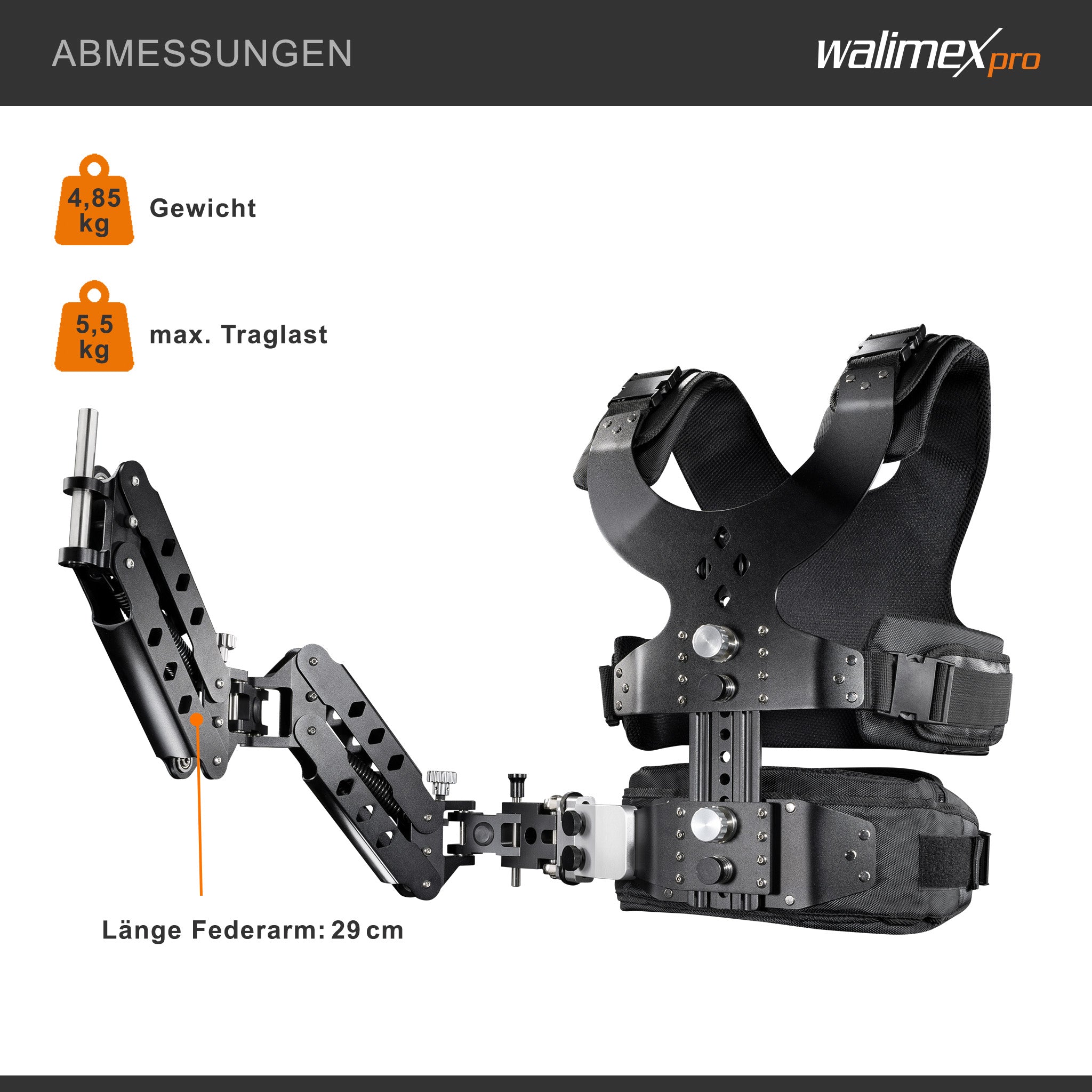 StabyBalance II gilet incl. braccio a molla