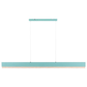 Lampada a sospensione a LED, base in ferro color verde menta paralume in legno, stile scandinavo dimmer da soffitto lunghezza del cavo regolabile