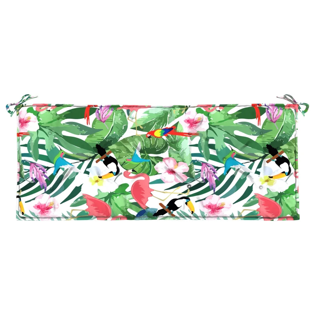 Cuscino per Panca da Giardino Multicolore 120x50x7cm in Tessuto 361597