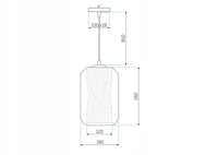 Lampada White Marble APP909-1CP