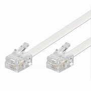 Trade Shop - Cavo Prolunga Telefonica Rj11 10mt Maxtech Rj11-10m Collegamento Modem Telefonico -
