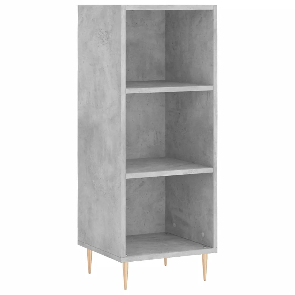 Credenza | Madia | Buffet da pranzo | Armadio da pranzo Grigio Cemento 34,5x32,5x90 cm in Legno Multistrato