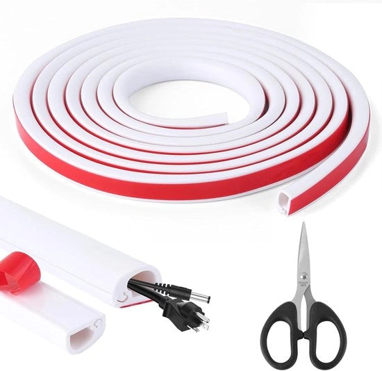 Gomma isolante PVC 3 metri - autofissante - bianco