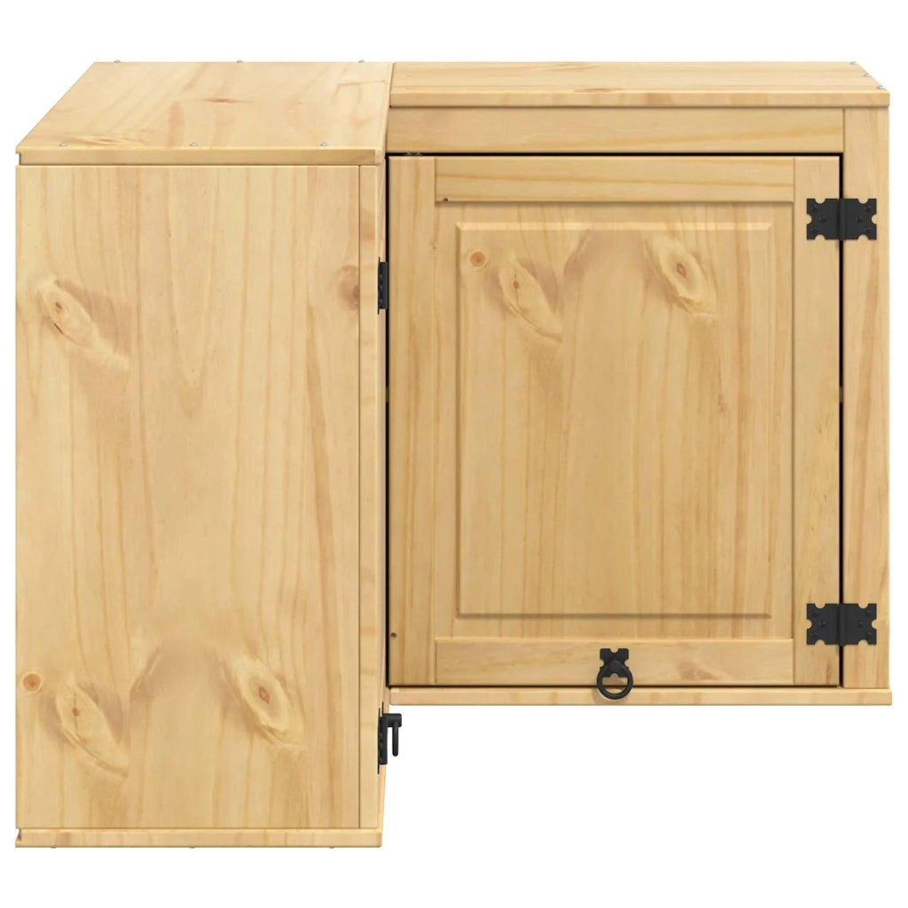 Pensile da cucina | Armadietto SKI Marrone Miele 80 x 80 x 60 cm Pino massello