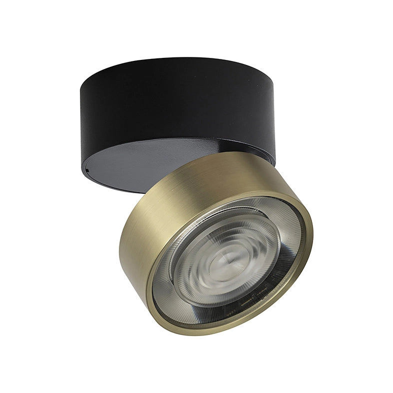 Hole Applique e Plafoniera LED 13W 38° IP20 3000K CRI90 Oro - Rossini Group, Lampada da Parete in Alluminio pressofuso per Interni