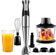 Battitore Manuale - 1200 W 6 velocità Regolabili - Impastatrice in Acciaio Inossidabile - Mescolamento Verdure, Gelato, Marmellata ecc.