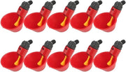 Bacchetta Automatica a Piegamento in Plastica - 10 PEZI - Per Set di Dispensatori d'Acqua - Adatto per Sistemi di Fornitura d'Acqua - Utilizzabile con Uccellini, Colombi e Polli.