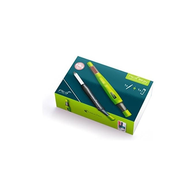 Pica Marker 6095 BIG-DRY Set Matita da Cantiere con Ricarica Mine Multicolore colore Grigio