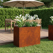 Vaso da giardino Ruggine 60 x 30 x 50 cm Acciaio Corten 8005580