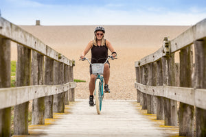 Bicicletta da 26" per Bambini e Ragazzi Telaio Hi-Ten Freni V-Brake Cruise Deluxe Azzurro