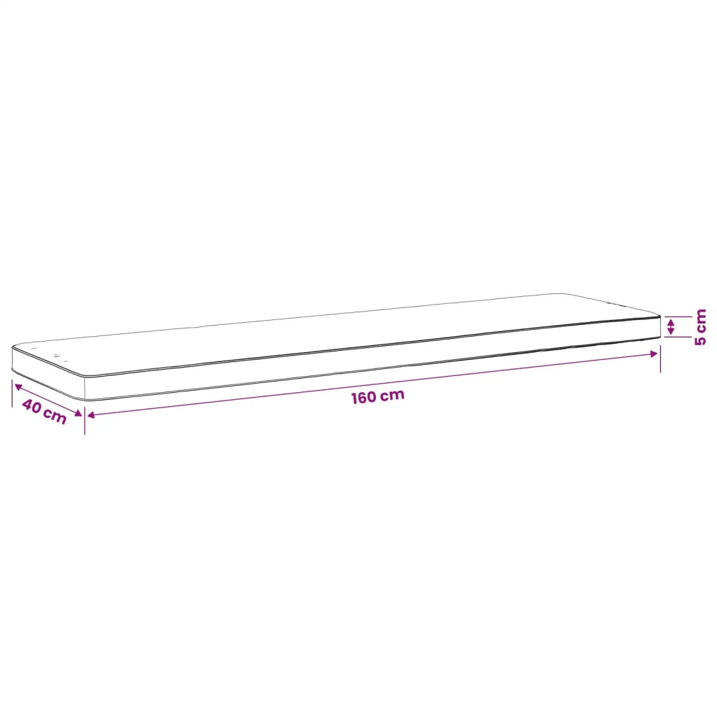 Cuscino per Panchina a 1 Pezzo VUGHT 100% Poliestere 951444