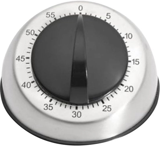 Orologio da cucina da 60 minuti - Stovetop Timer in acciaio inossidabile con allarme sonoro intenso