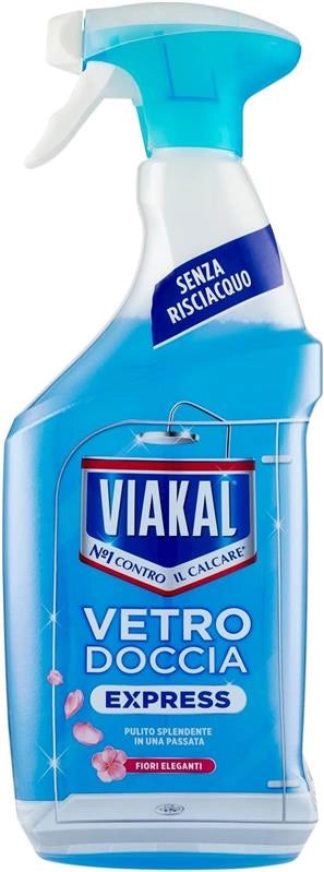 VIAKAL VETRO DOCCIA EXPRESS FIORI ELEGANTI 720 ML SENZA RISCIACQUO