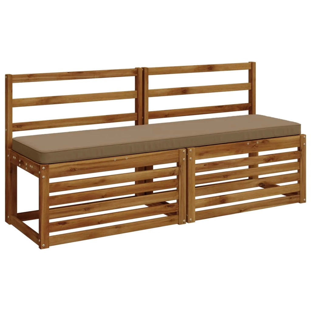 Cuscini per Panchina a 2 Pezzi VUGHT 2 pz 100% Poliestere 951337