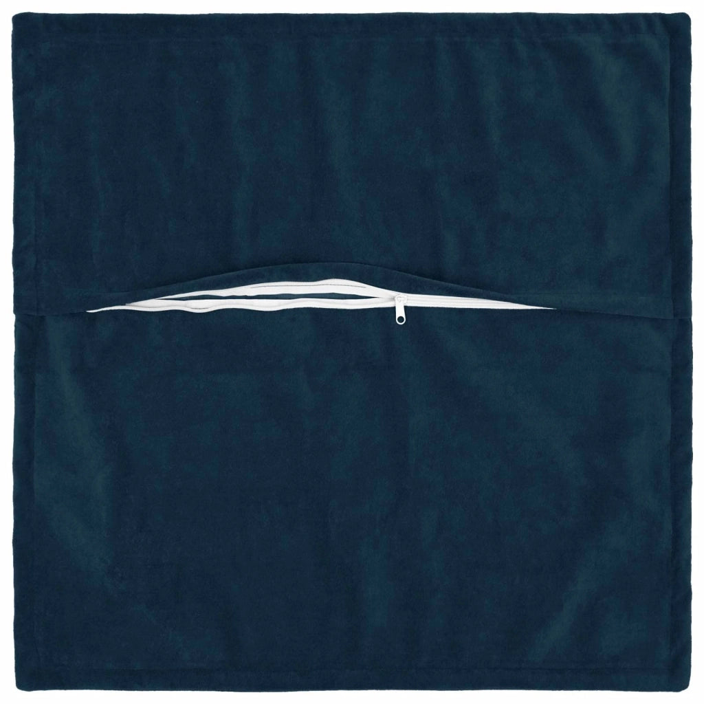 Cuscino con cuscino HOUTEN 2 pz Blu Fleece in microfibra 935263