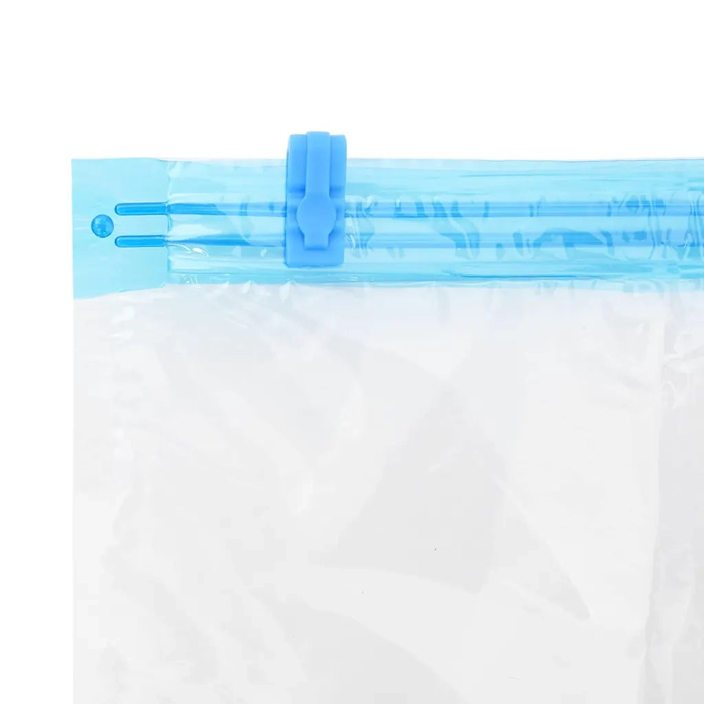 Sacchetti per Stoccaggio 10 pz Trasparente e Blu 130 x 100 cm CFW4383116