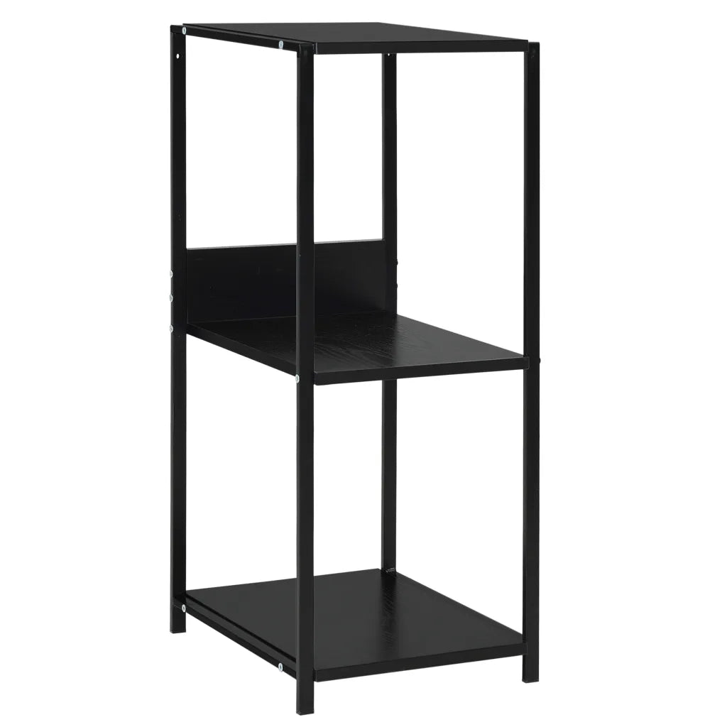 Scaffale Libri Piccolo Dritto Nero 33,5x39,6x79,7cm Multistrato 288232
