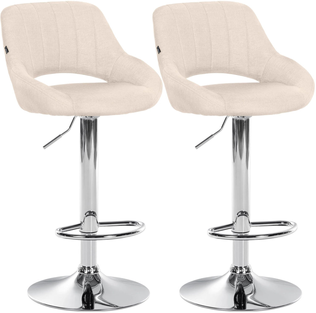 Set di 2 sgabelli da bar tessuto Milet C 5