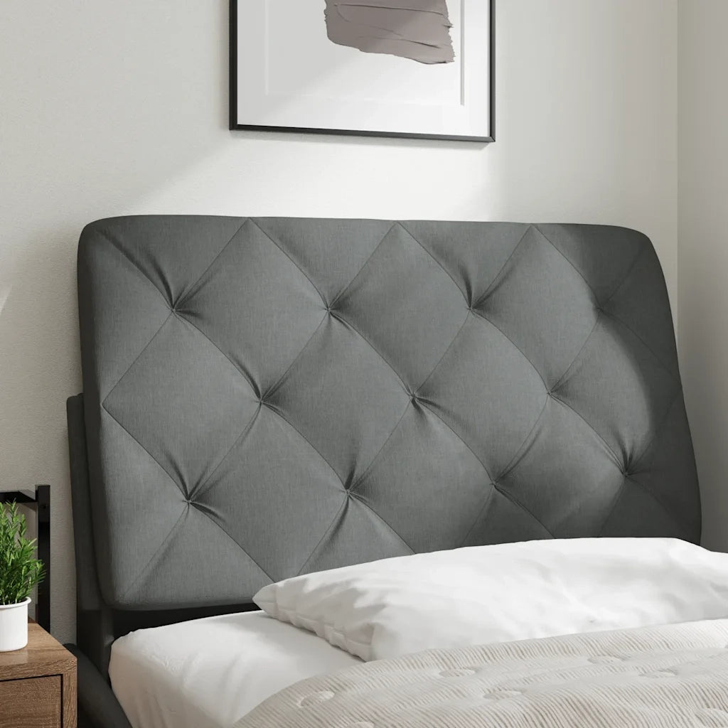 Cuscino Testiera Grigio Scuro 80 cm in Tessuto CFW6638199