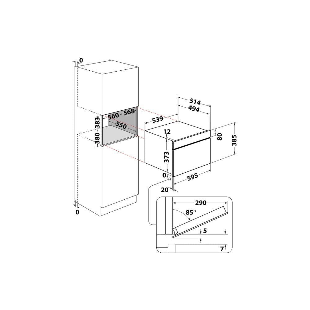 Hotpoint Ariston Microonde da incasso MD 764 IX HA
