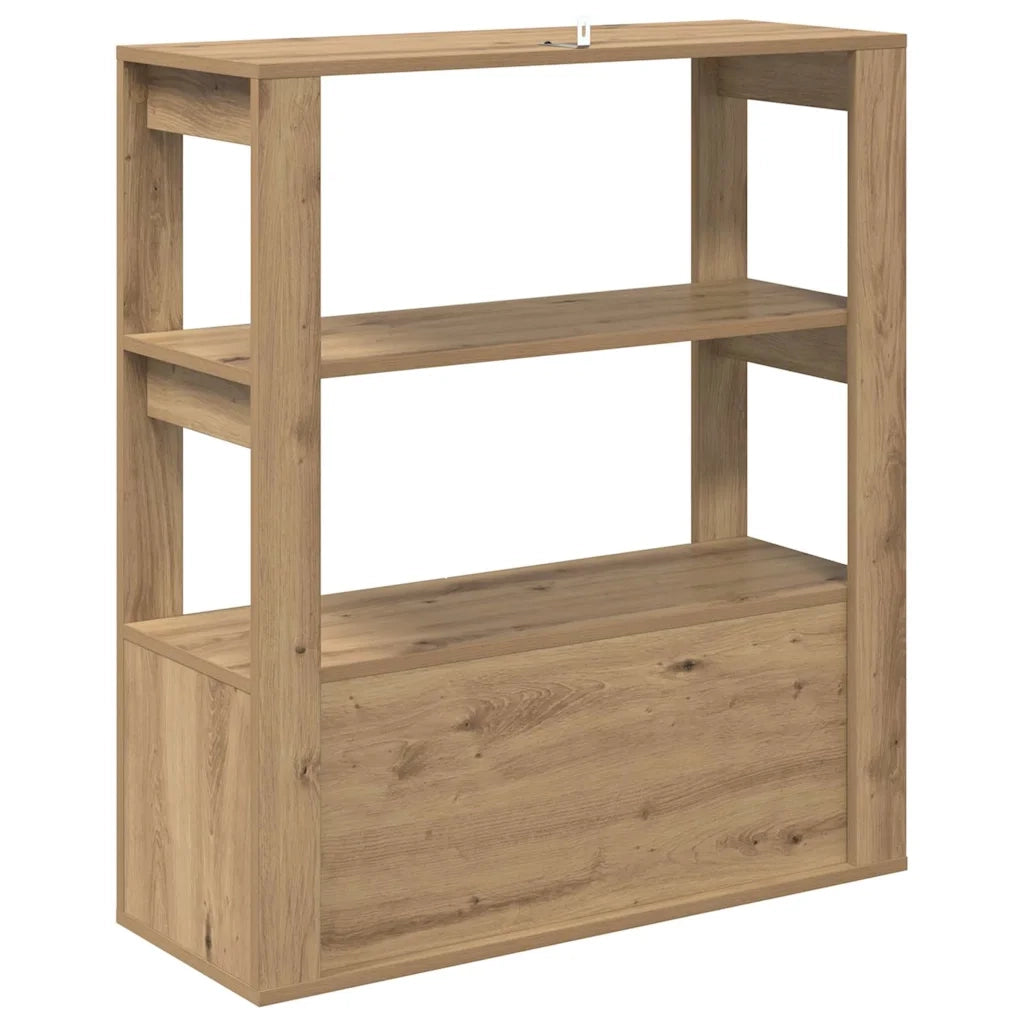 Credenza-Buffet-Armadio da cucina rovere artigianale 30 x 80 x 90 cm Legno multistrato