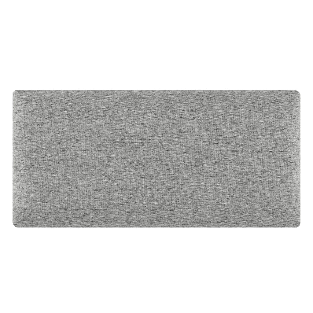 Set di 3 cuscini da parete in tessuto 60 x 30 cm grigio chiaro 03_0010620