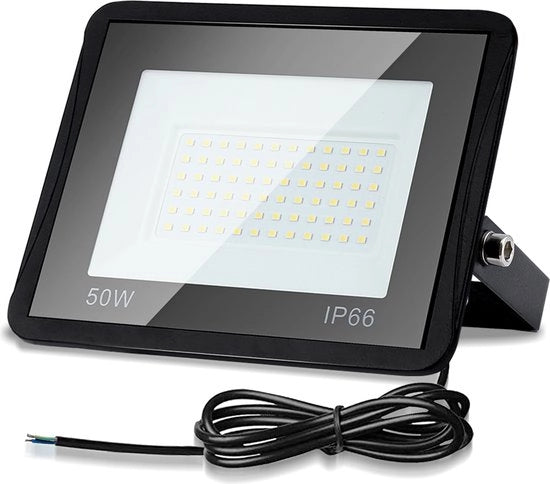 Floodlight LED 50W Schijnwerper LED per esterno e interno con luce calda bianca