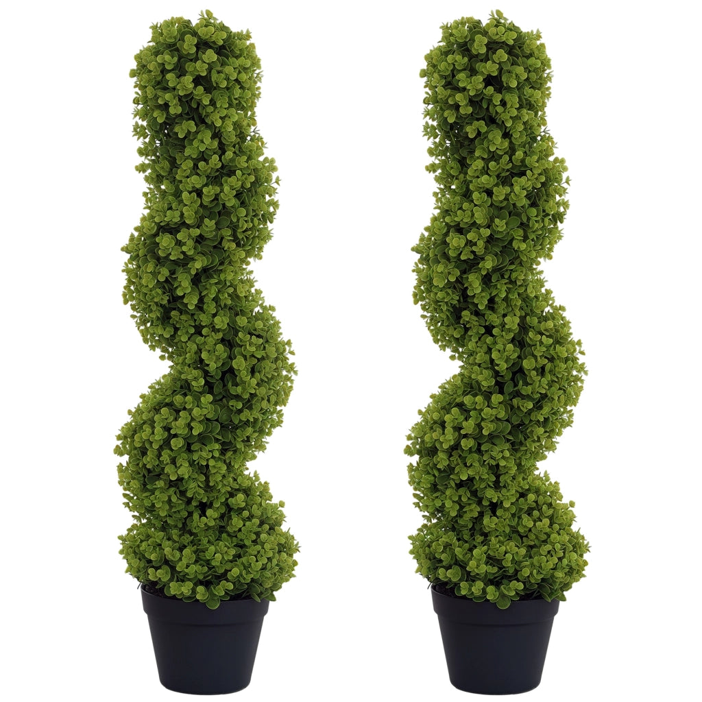Piante Finte in Vaso 2 Pezzi ¨C zephmum ¨C Verde, 90 cm