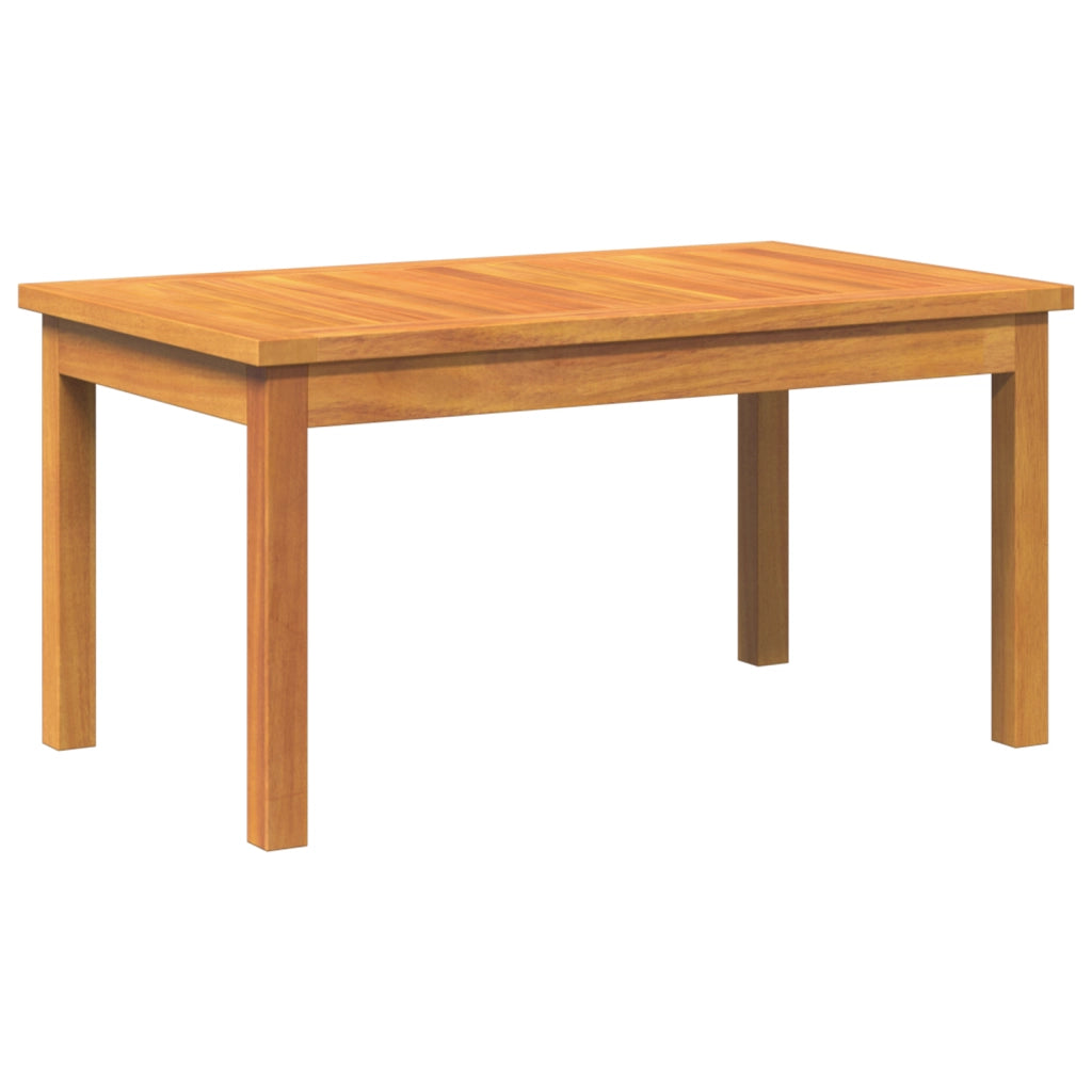 Tavolino  75x40x38 cm in legno massello di acacia