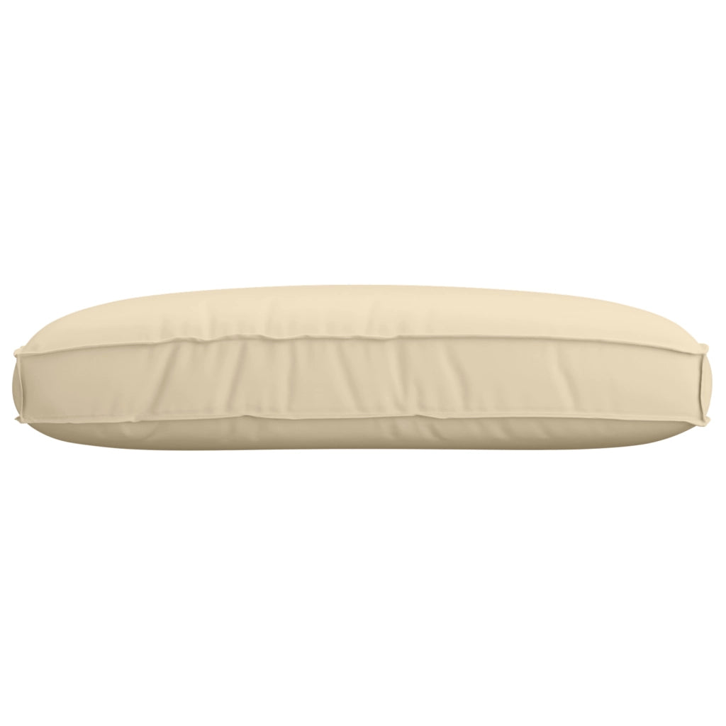 Cuscino per pallet per sedia Beige 120x80x12 cm Tessuto Oxford