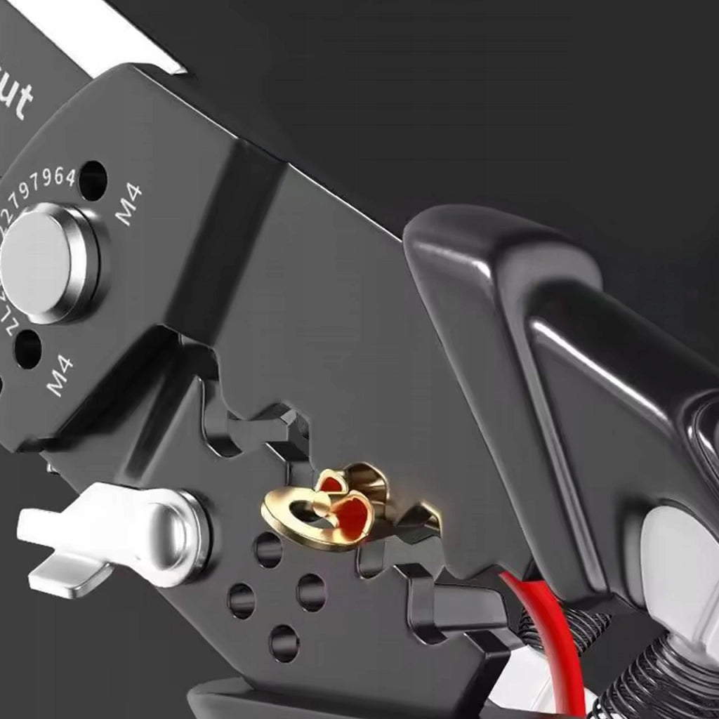 Pinza Elettricista 25 in 1 – Cr-V, 210 mm | Isolamento, Taglio, Crimpatura | Manico Antiscivolo, 240g | Gamma 1.6–5.8 mm