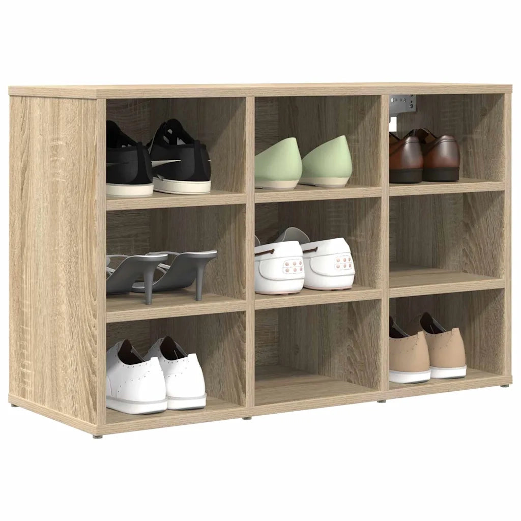 vidaXL Scarpiera rovere sonoma 77.5 x 30 x 51 cm Legno multistrato